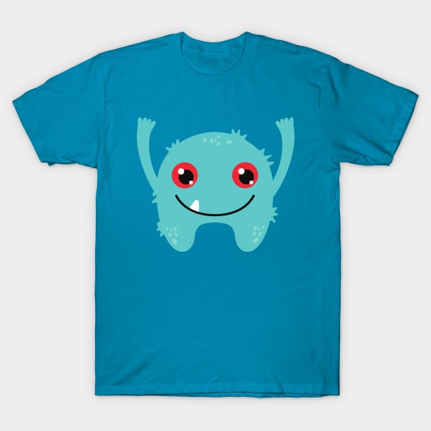 monster face T-Shirt by Leap Arts